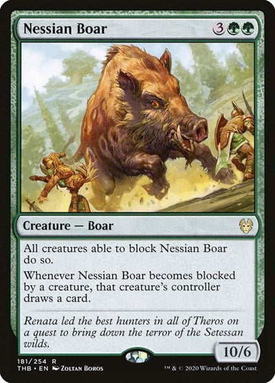 Nessian Boar [Theros Beyond Death] | Exor Games Dartmouth