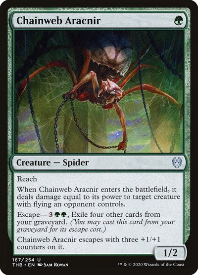 Chainweb Aracnir [Theros Beyond Death] | Exor Games Dartmouth
