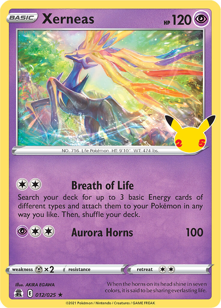 Xerneas (012/025) [Celebrations: 25th Anniversary] | Exor Games Dartmouth