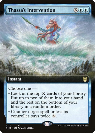 Thassa's Intervention (Extended Art) [Theros Beyond Death] | Exor Games Dartmouth