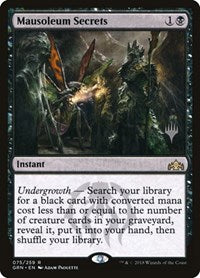 Mausoleum Secrets [Guilds of Ravnica Promos] | Exor Games Dartmouth