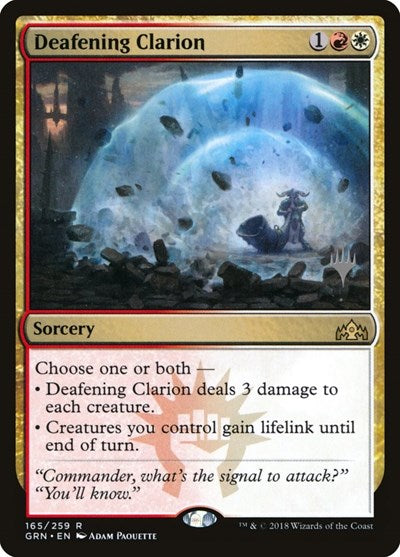 Deafening Clarion [Guilds of Ravnica Promos] | Exor Games Dartmouth