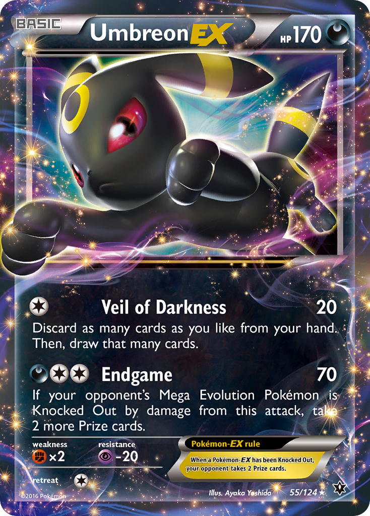 Umbreon EX (55/124) [XY: Fates Collide] | Exor Games Dartmouth