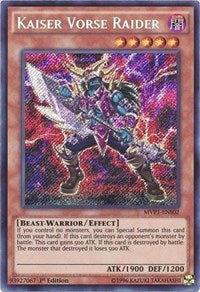 Kaiser Vorse Raider [MVP1-ENS02] Secret Rare | Exor Games Dartmouth