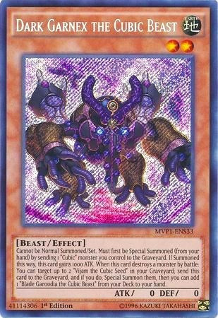 Dark Garnex the Cubic Beast [MVP1-ENS33] Secret Rare | Exor Games Dartmouth