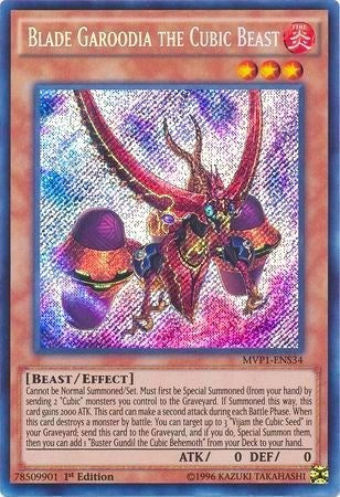 Blade Garoodia the Cubic Beast [MVP1-ENS34] Secret Rare | Exor Games Dartmouth