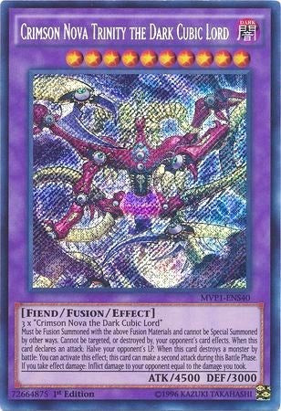 Crimson Nova Trinity the Dark Cubic Lord [MVP1-ENS40] Secret Rare | Exor Games Dartmouth