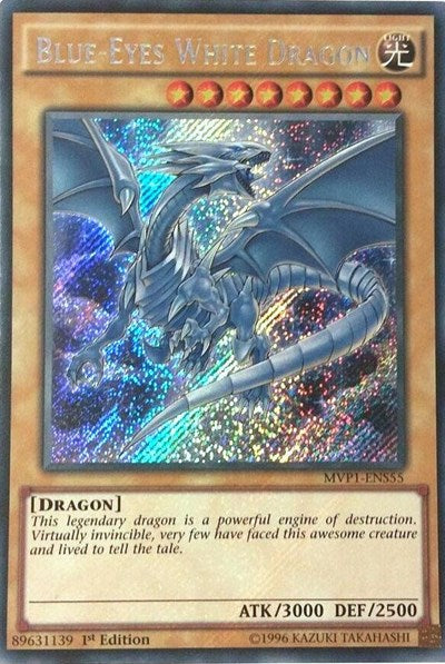 Blue-Eyes White Dragon [MVP1-ENS55] Secret Rare | Exor Games Dartmouth