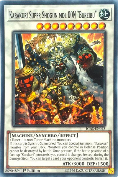 Karakuri Super Shogun mdl 00N "Bureibu" [IGAS-EN043] Super Rare | Exor Games Dartmouth
