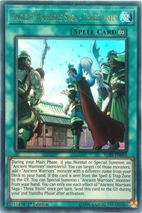 Ancient Warriors Saga - Three Visits [IGAS-EN055] Ultra Rare | Exor Games Dartmouth