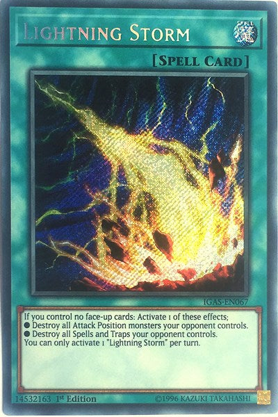 Lightning Storm [IGAS-EN067] Secret Rare | Exor Games Dartmouth