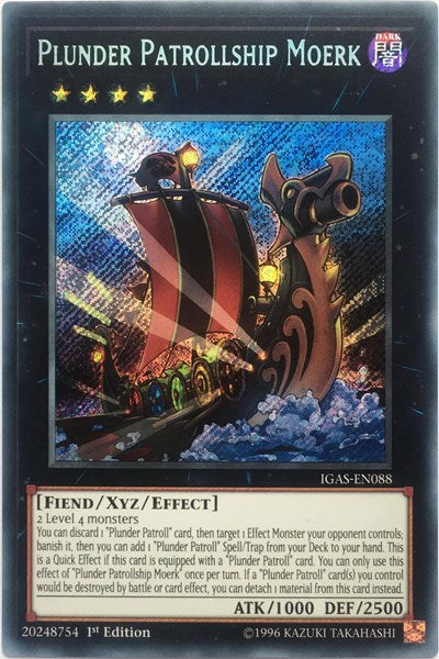 Plunder Patrollship Moerk [IGAS-EN088] Secret Rare | Exor Games Dartmouth