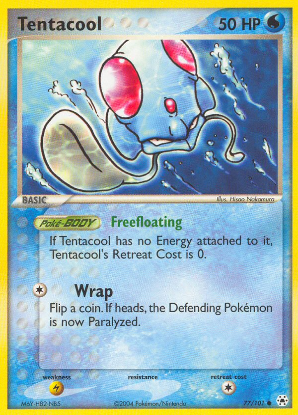 Tentacool (77/101) [EX: Hidden Legends] | Exor Games Dartmouth