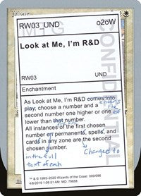 Look at Me, I'm R&D [Unsanctioned] | Exor Games Dartmouth