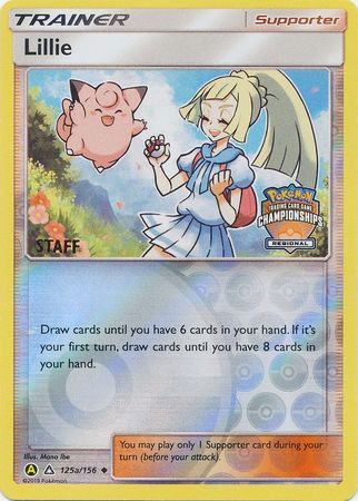 Lillie (125a/156) (Regional Promo Staff) [Sun & Moon: Ultra Prism] | Exor Games Dartmouth