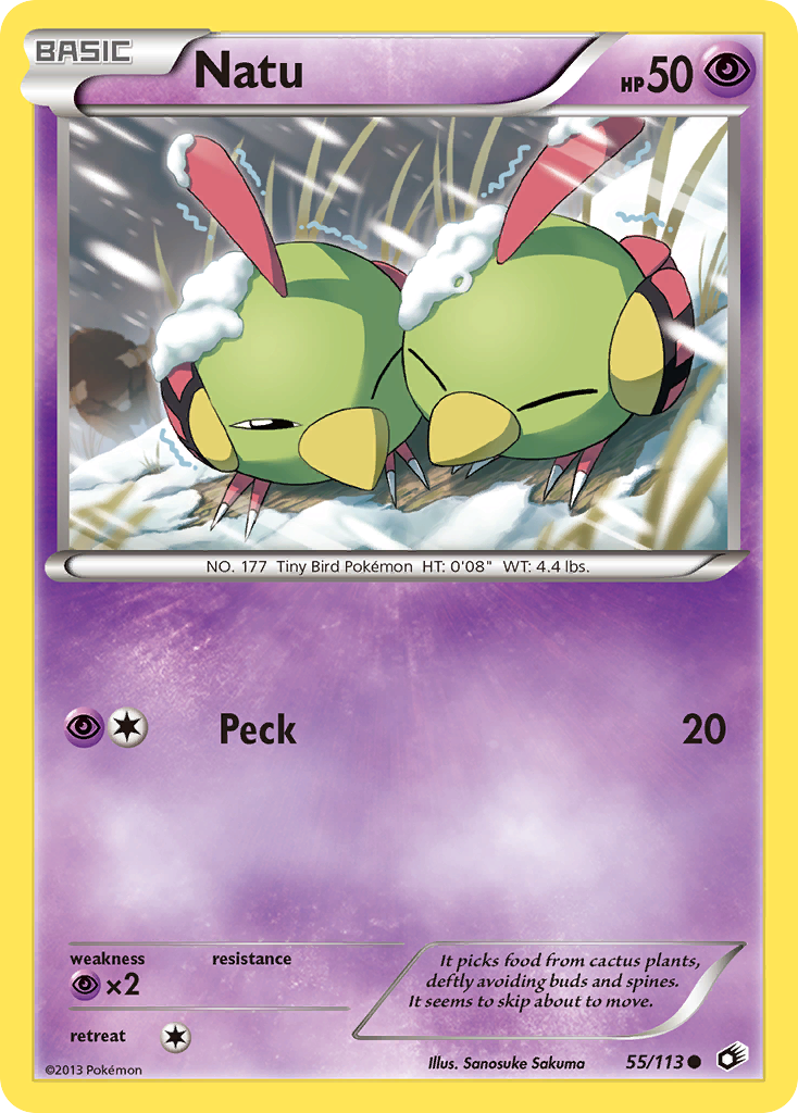 Natu (55/113) [Black & White: Legendary Treasures] | Exor Games Dartmouth