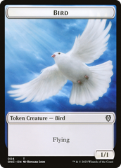 Bird // Cat Double-Sided Token [Phyrexia: All Will Be One Commander Tokens] | Exor Games Dartmouth