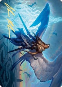Righteous Valkyrie Art Card (Gold-Stamped Signature) [Kaldheim: Art Series] | Exor Games Dartmouth