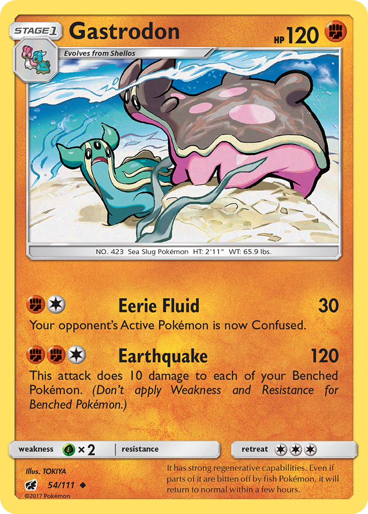 Gastrodon (54/111) [Sun & Moon: Crimson Invasion] | Exor Games Dartmouth