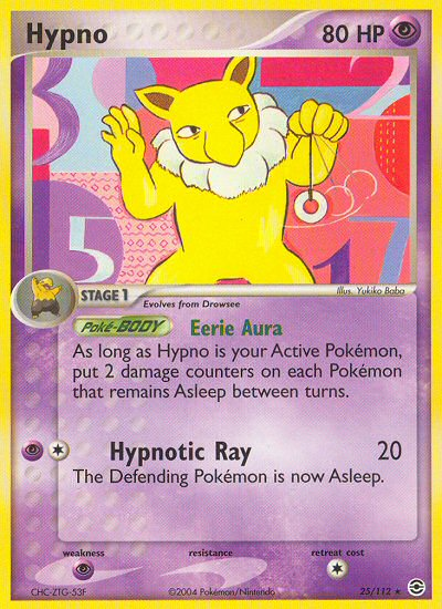 Hypno (25/112) [EX: FireRed & LeafGreen] | Exor Games Dartmouth