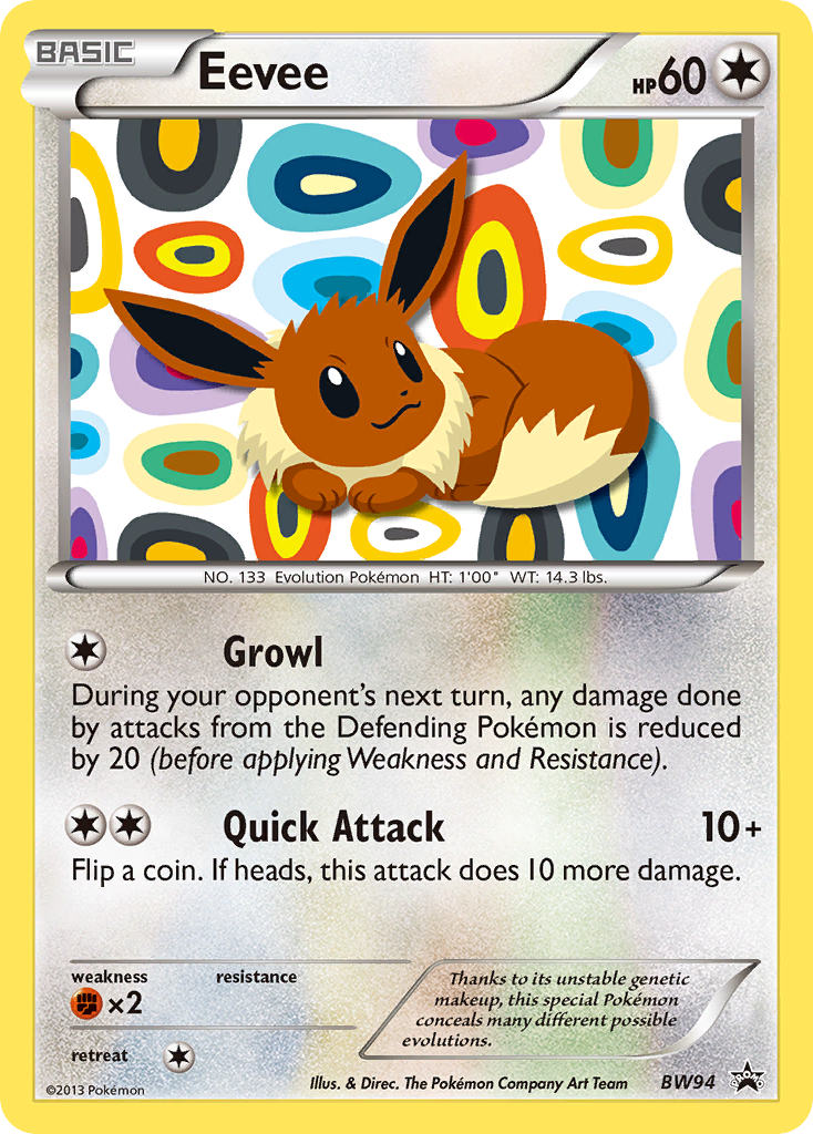 Eevee (BW94) [Black & White: Black Star Promos] | Exor Games Dartmouth