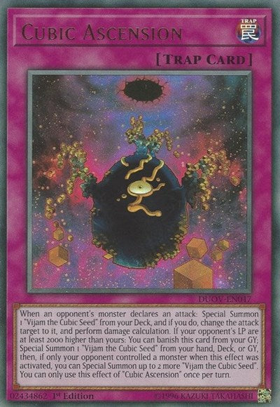 Cubic Ascension [DUOV-EN047] Ultra Rare | Exor Games Dartmouth