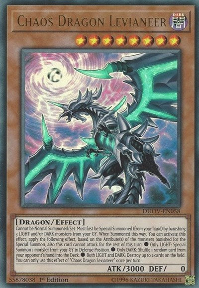 Chaos Dragon Levianeer [DUOV-EN058] Ultra Rare | Exor Games Dartmouth