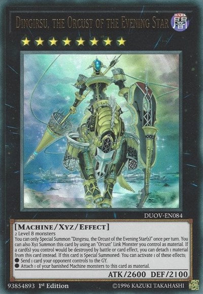 Dingirsu, the Orcust of the Evening Star [DUOV-EN084] Ultra Rare | Exor Games Dartmouth