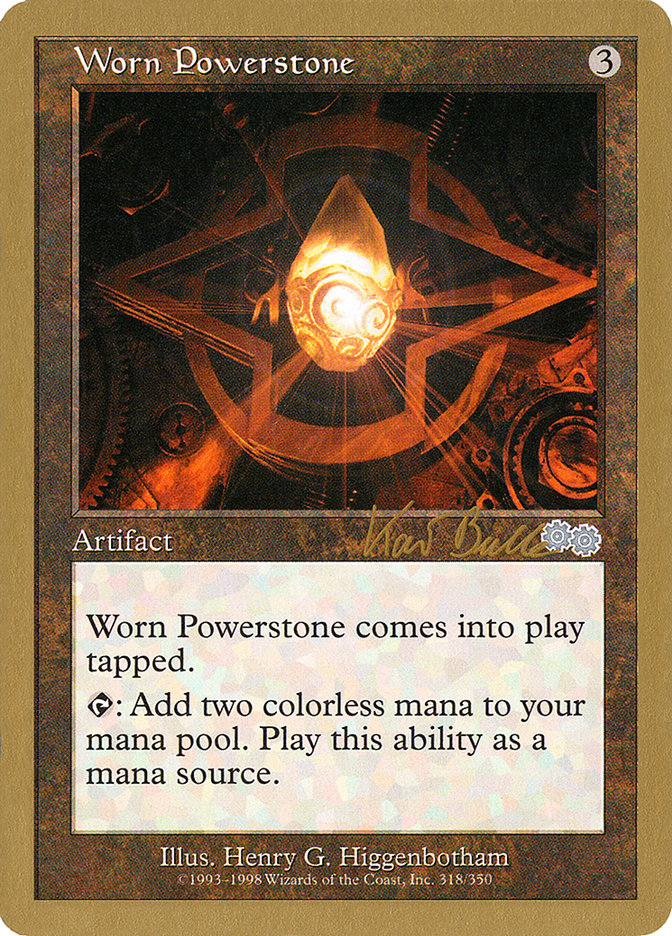 Worn Powerstone (Kai Budde) [World Championship Decks 1999] | Exor Games Dartmouth