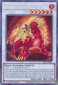 Adamancipator Risen - Leonite [SESL-EN007] Secret Rare | Exor Games Dartmouth