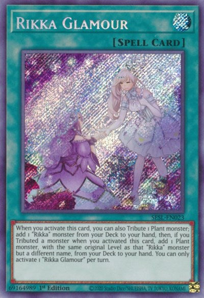 Rikka Glamour [SESL-EN023] Secret Rare | Exor Games Dartmouth