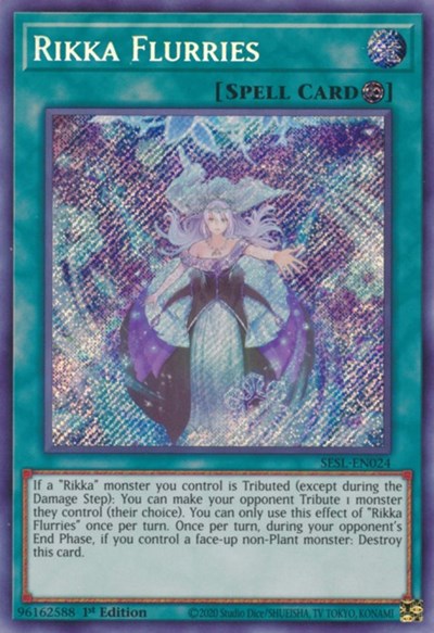 Rikka Flurries [SESL-EN024] Secret Rare | Exor Games Dartmouth