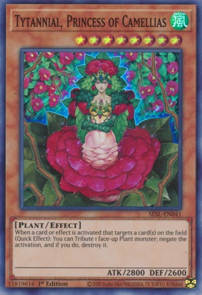 Tytannial, Princess of Camellias [SESL-EN041] Super Rare | Exor Games Dartmouth