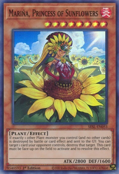 Mariña, Princess of Sunflowers [SESL-EN053] Super Rare | Exor Games Dartmouth