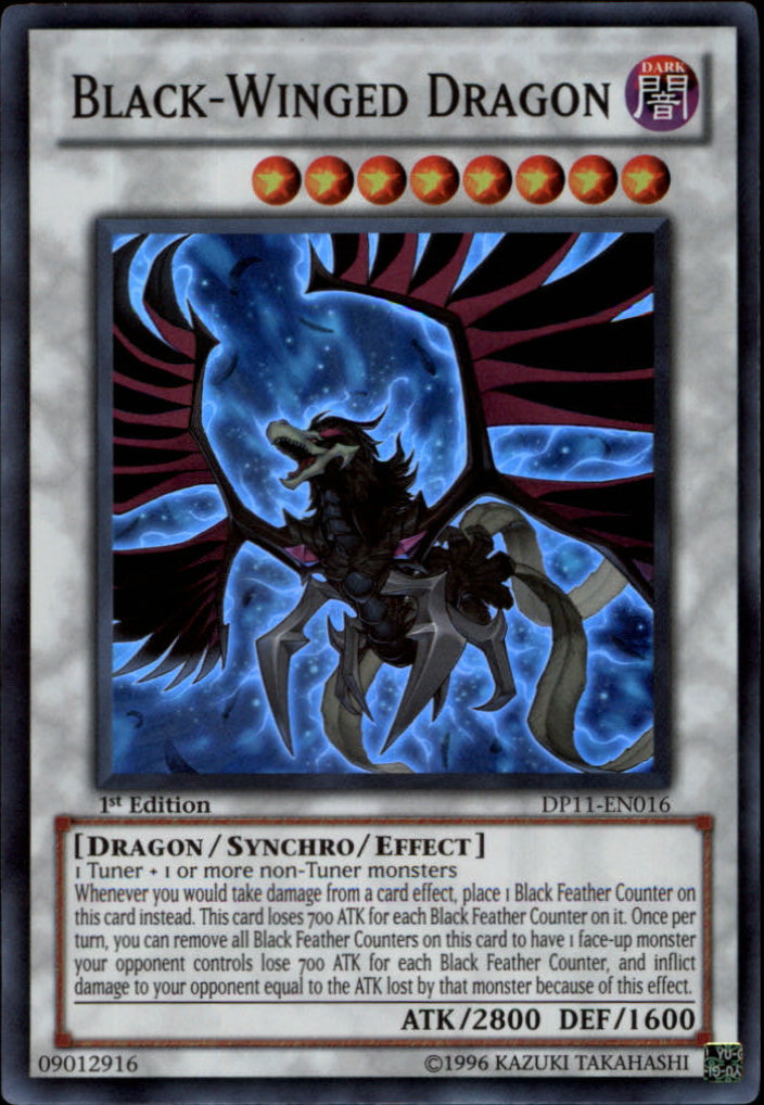 Black-Winged Dragon [DP11-EN016] Super Rare | Exor Games Dartmouth