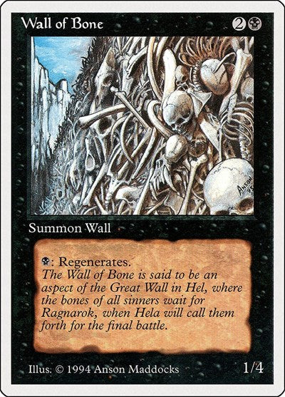 Wall of Bone [Summer Magic / Edgar] | Exor Games Dartmouth