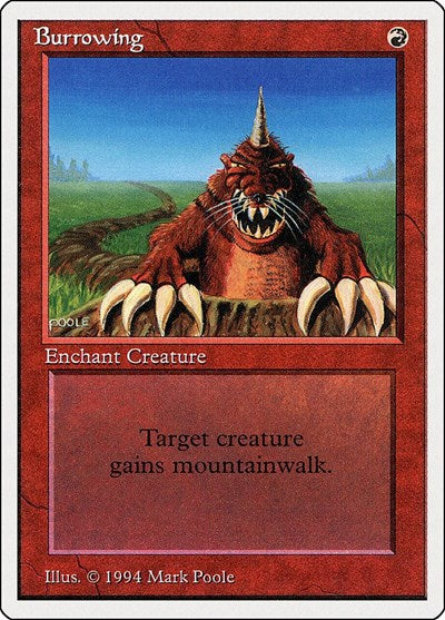 Burrowing [Summer Magic / Edgar] | Exor Games Dartmouth