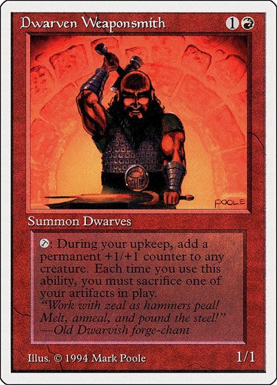 Dwarven Weaponsmith [Summer Magic / Edgar] | Exor Games Dartmouth