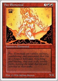 Fire Elemental [Summer Magic / Edgar] | Exor Games Dartmouth