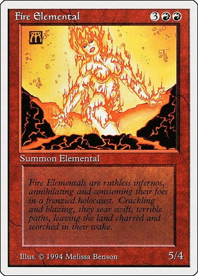Fire Elemental [Summer Magic / Edgar] | Exor Games Dartmouth