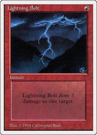 Lightning Bolt [Summer Magic / Edgar] | Exor Games Dartmouth