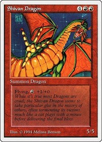 Shivan Dragon [Summer Magic / Edgar] | Exor Games Dartmouth