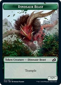 Dinosaur Beast Token [Ikoria: Lair of Behemoths] | Exor Games Dartmouth