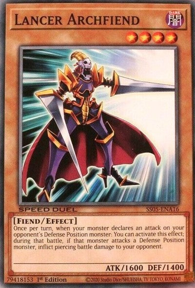 Lancer Archfiend [SS05-ENA16] Common | Exor Games Dartmouth