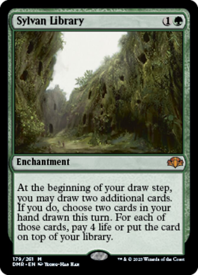 Sylvan Library [Dominaria Remastered] | Exor Games Dartmouth