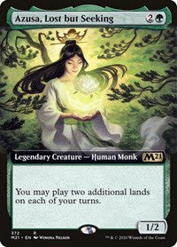 Azusa, Lost but Seeking (Extended Art) [Core Set 2021] | Exor Games Dartmouth