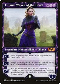 Liliana, Waker of the Dead (Showcase) [Core Set 2021] | Exor Games Dartmouth