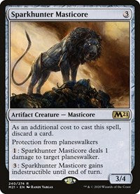 Sparkhunter Masticore [Core Set 2021] | Exor Games Dartmouth