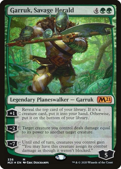 Garruk, Savage Herald [Core Set 2021] | Exor Games Dartmouth
