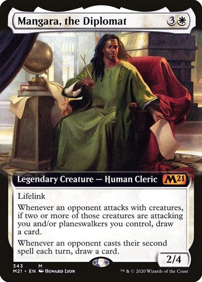 Mangara, the Diplomat (Extended Art) [Core Set 2021] | Exor Games Dartmouth